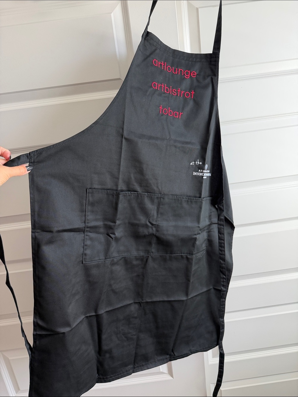 Black Apron from the intercontinental Athens